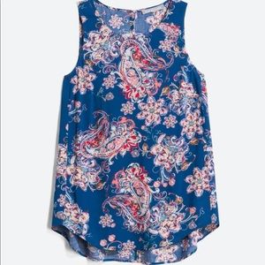 Pale Sky Crew Neck Tank